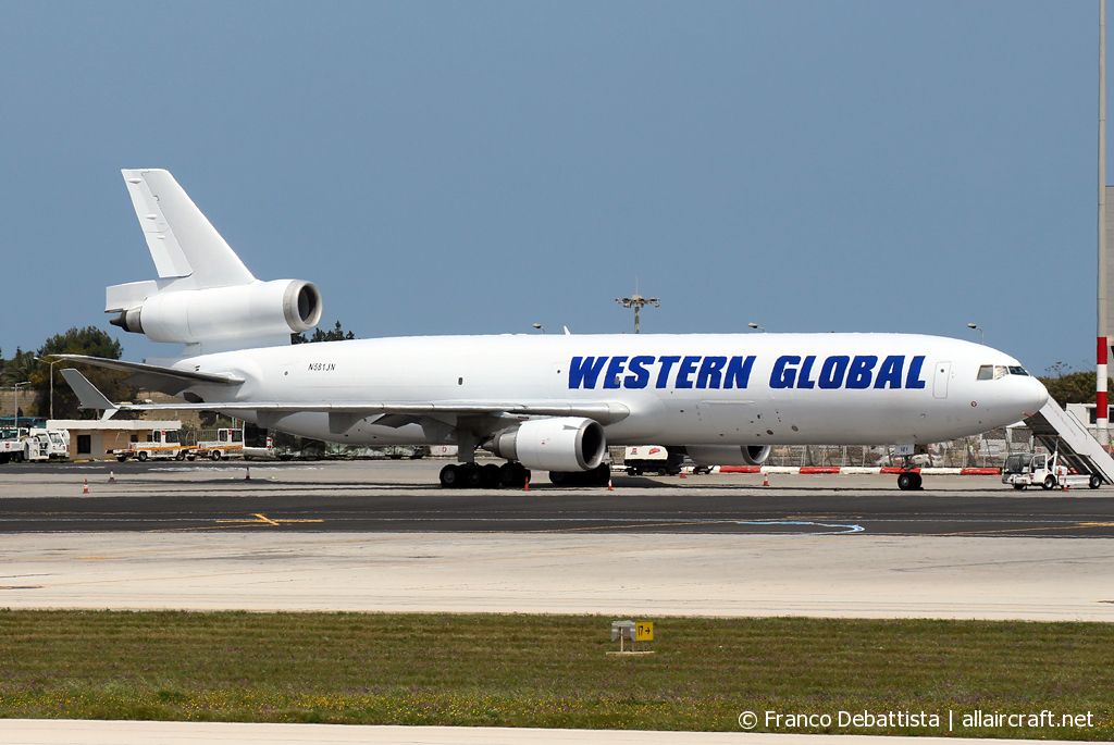 N581JN · McDonnell Douglas MD-11F · (MLA / LMML)