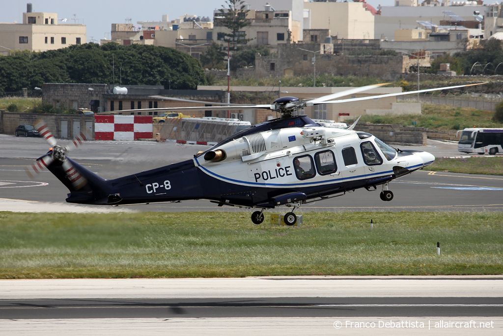 CP-8 · AgustaWestland AW-139 · (MLA / LMML)