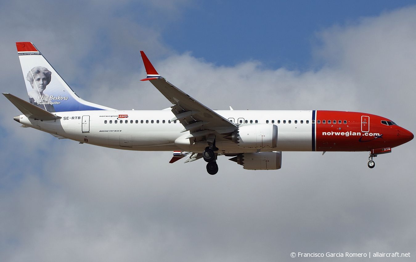 SE-RTB · Boeing 737-8 MAX · (LPA / GCLP)