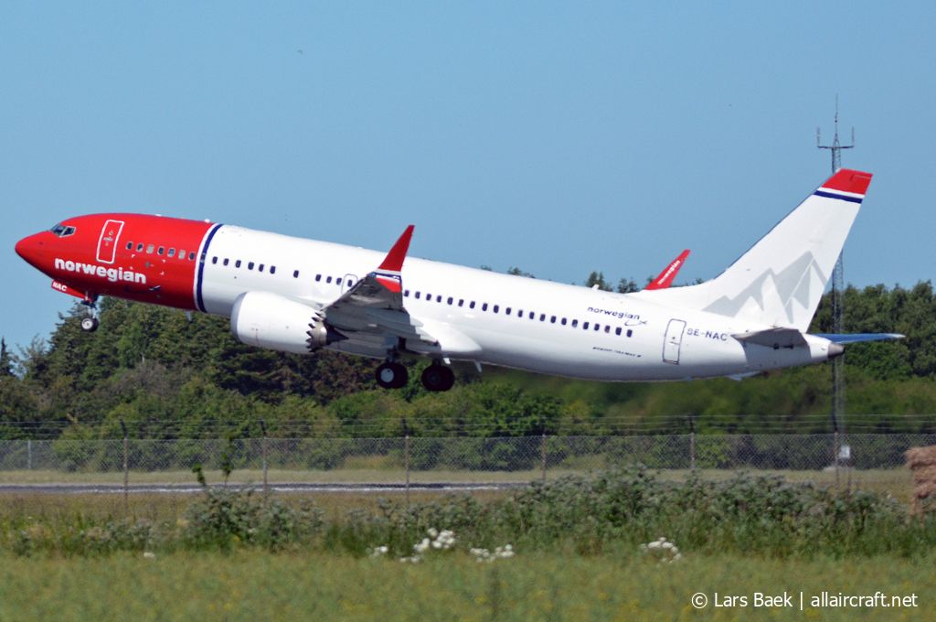 SE-NAC · Boeing 737-8 MAX · (CPH / EKCH)