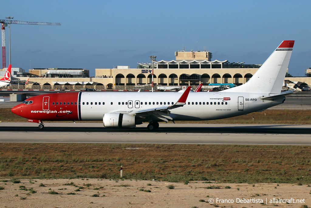 SE-RPD · Boeing 737-8JP(WL) · (MLA / LMML)