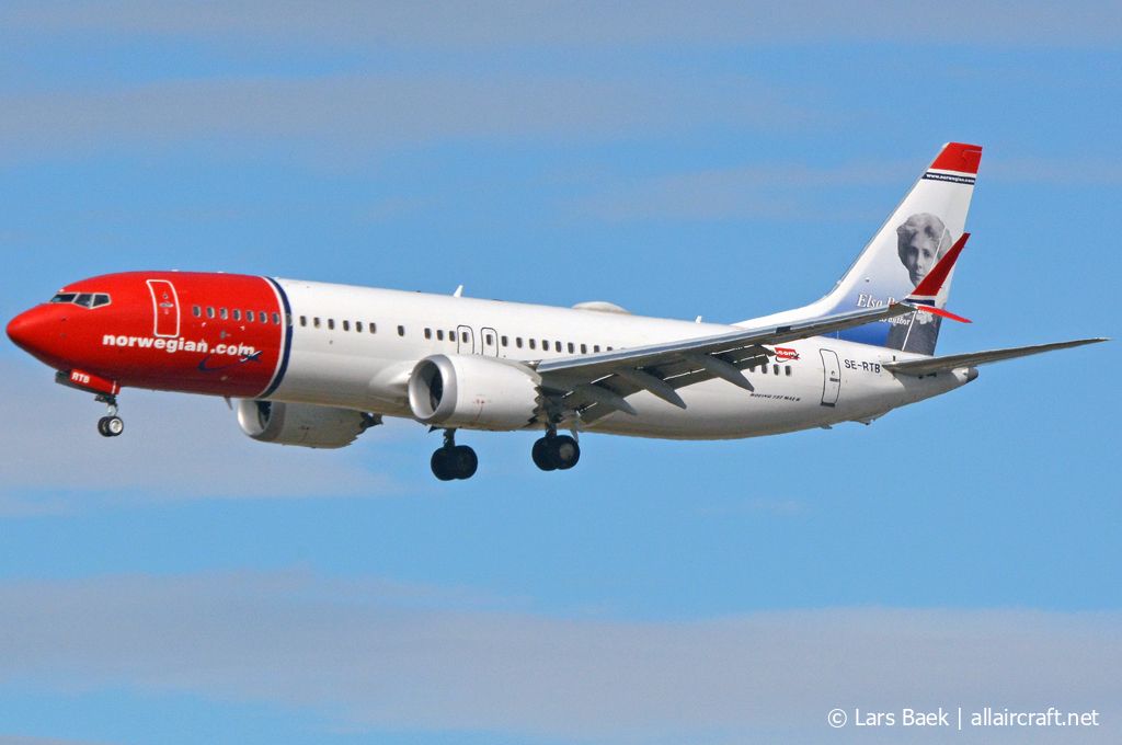 SE-RTB · Boeing 737-8 MAX · (CPH / EKCH)