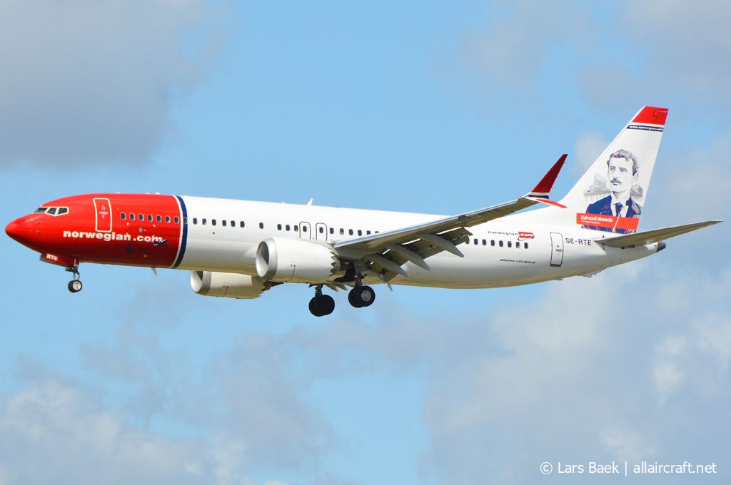 SE-RTE · Boeing 737-8 MAX · (CPH / EKCH)