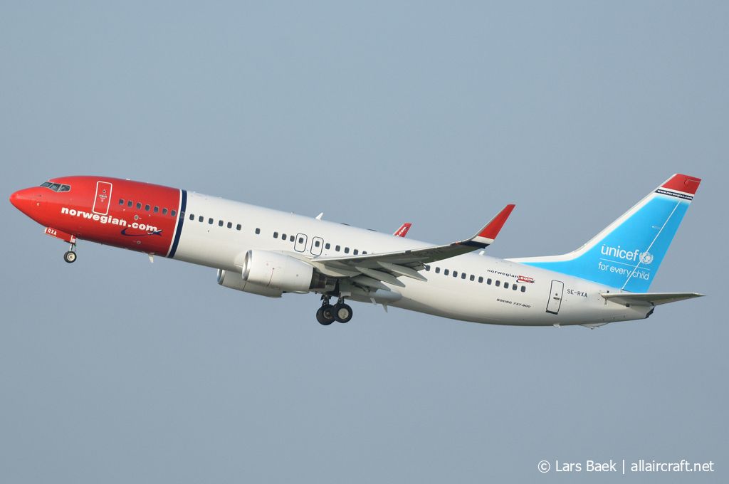 SE-RXA · Boeing 737-84P(WL) · (CPH / EKCH)