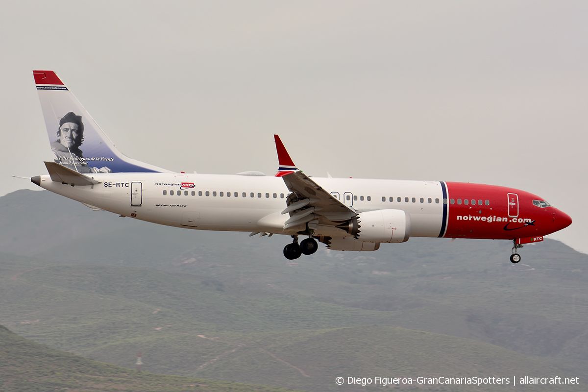 SE-RTC · Boeing 737-8 MAX · (LPA / GCLP)