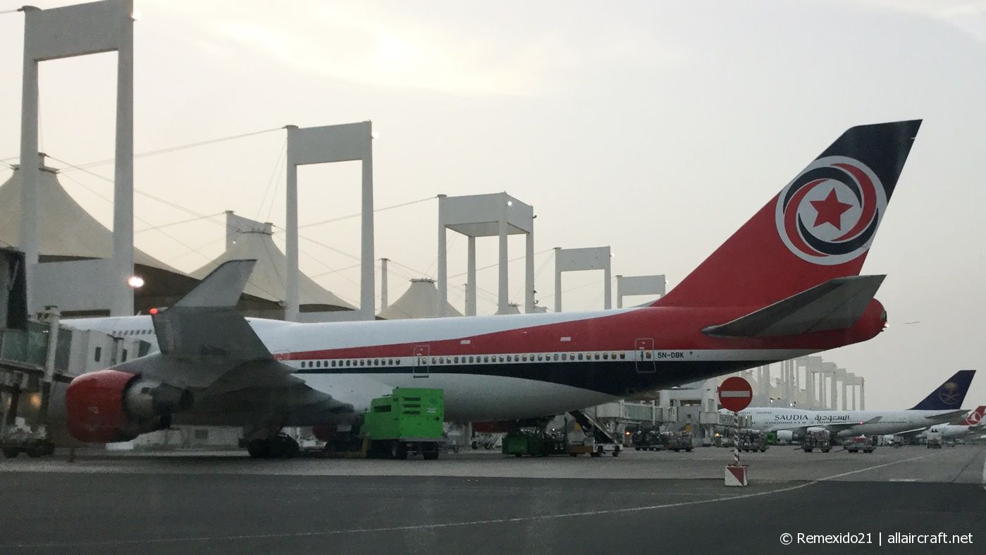 5N-DBK · Boeing 747-4B5 · (JED / OEJN)