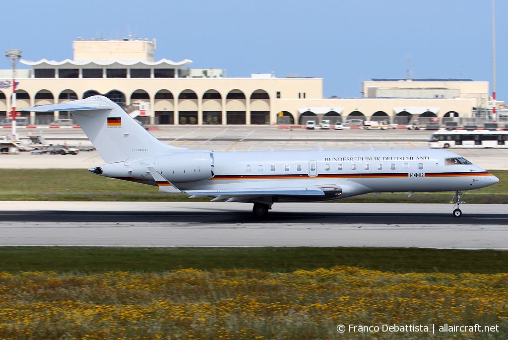 14+02 · Bombardier BD-700-1A11 Global 5000 · (MLA / LMML)