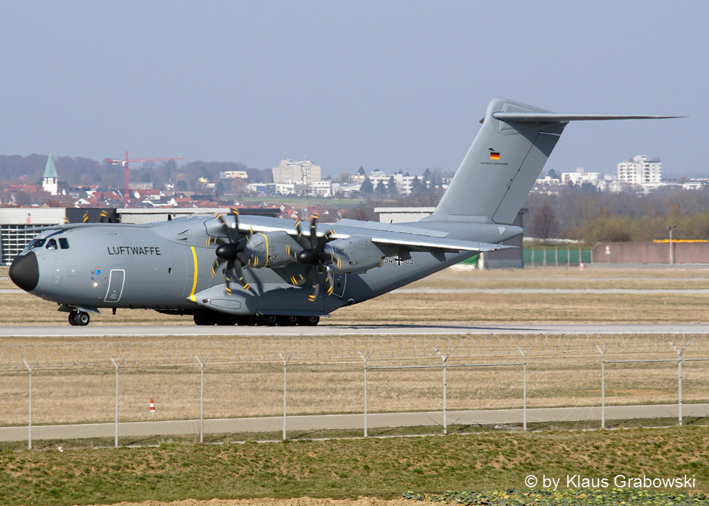 54+03 · Airbus A400M-180 · (STR / EDDS)