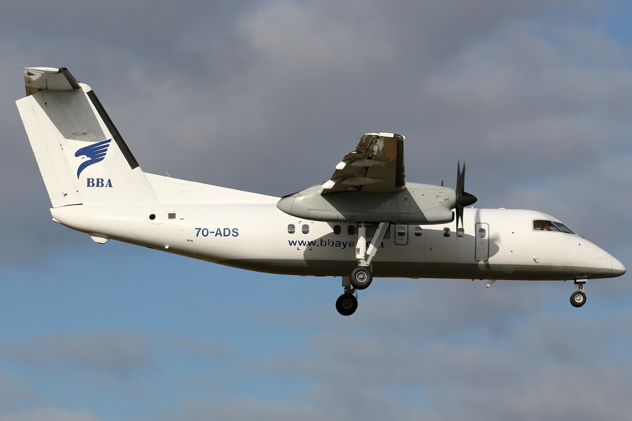 7O-ADS (280) 1991 DeHavilland Canada DHC-8-102 Dash 8