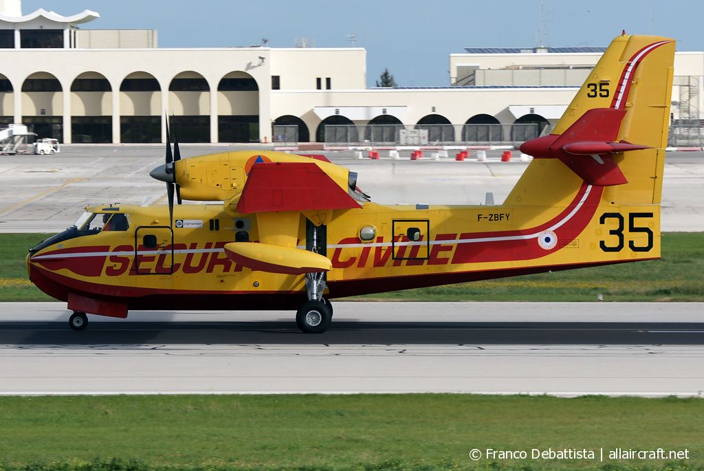 F-ZBFY · Canadair CL-415 · (MLA / LMML)
