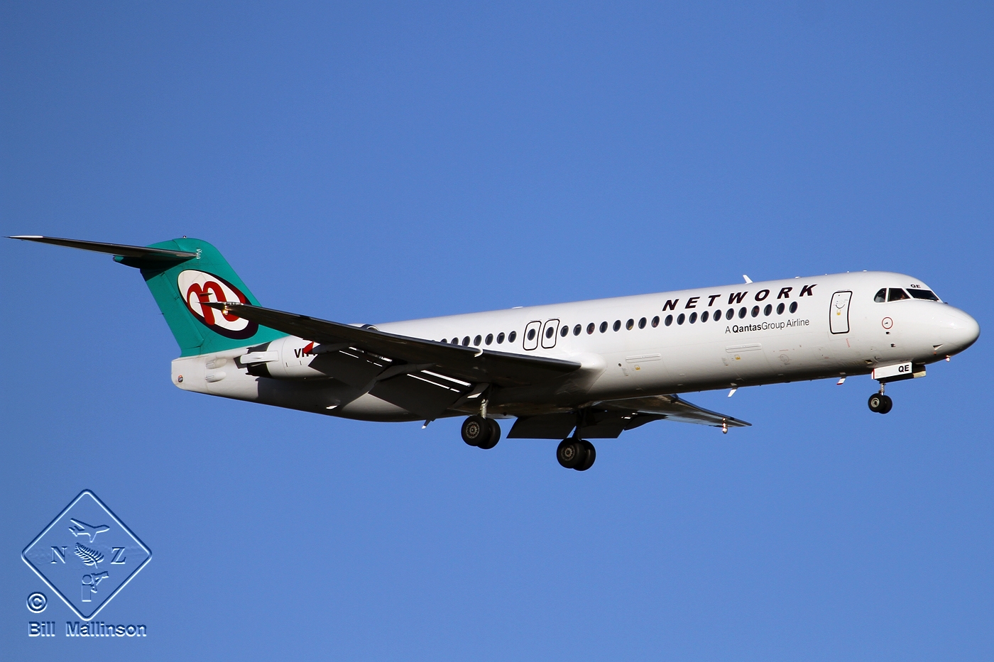VH-NQE · Fokker 100 · (PER / YPPH)