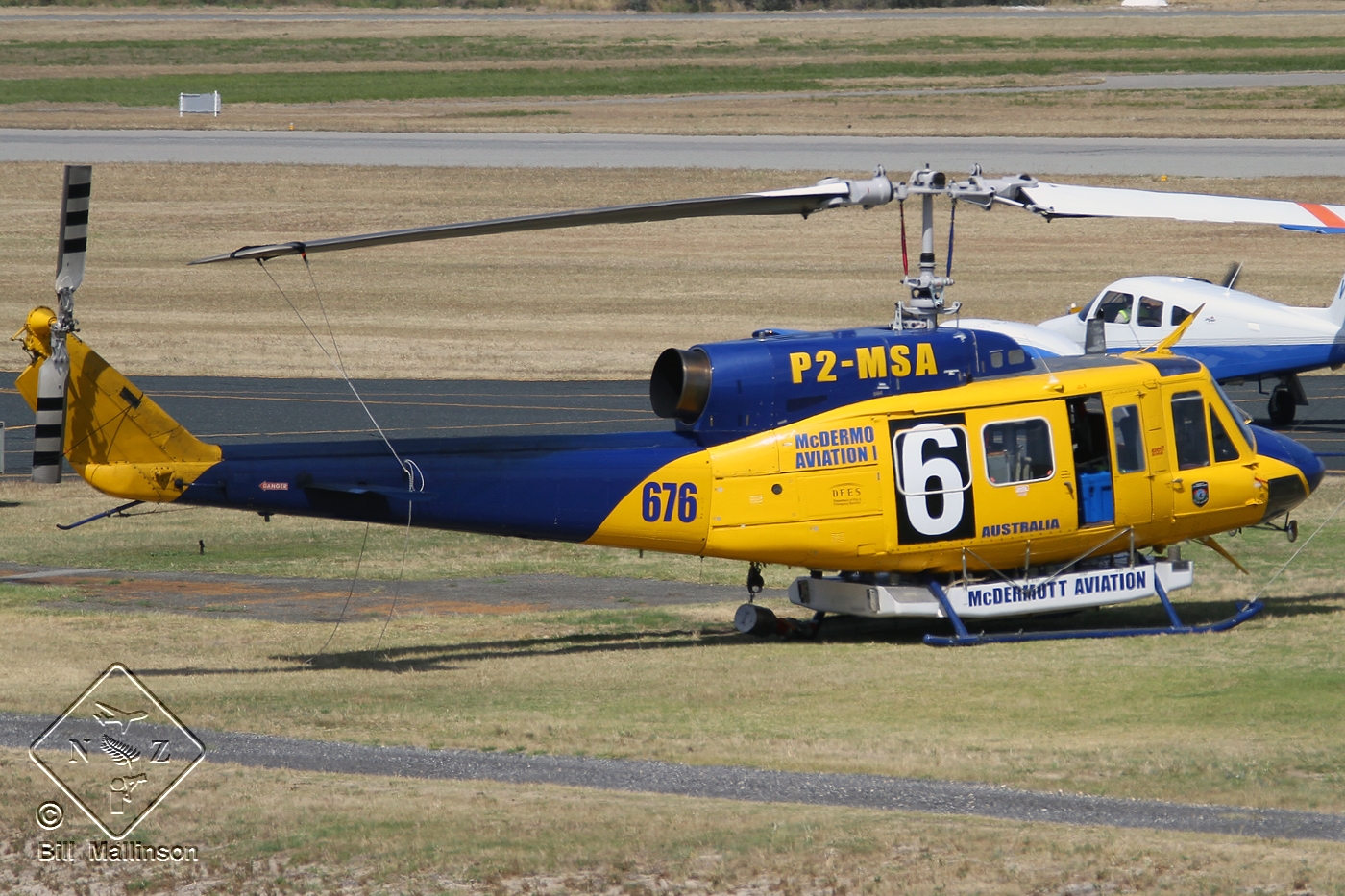 P2-MSA · Bell 214B HELITAC 676 · (YPJT / JAD)