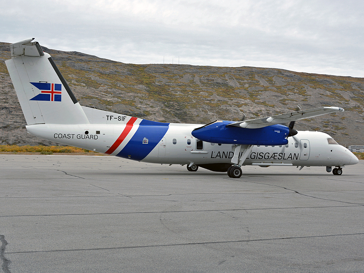 TF-SIF · Bombardier Dash 8-Q314 · (SFJ / BGSF)