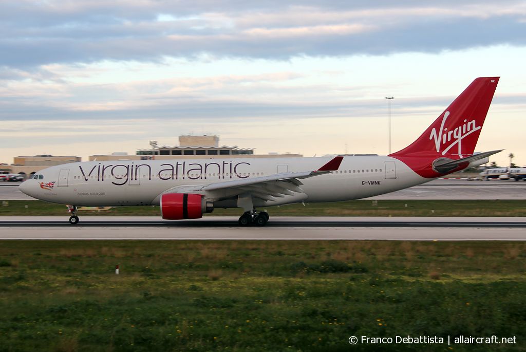 G-VMNK · Airbus A330-223 · (MLA / LMML)