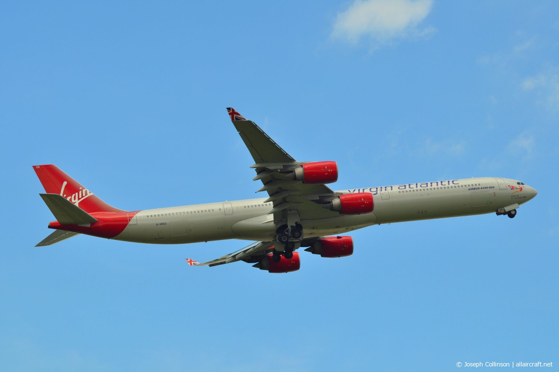G-VRED (768) 2006 Airbus A340-642