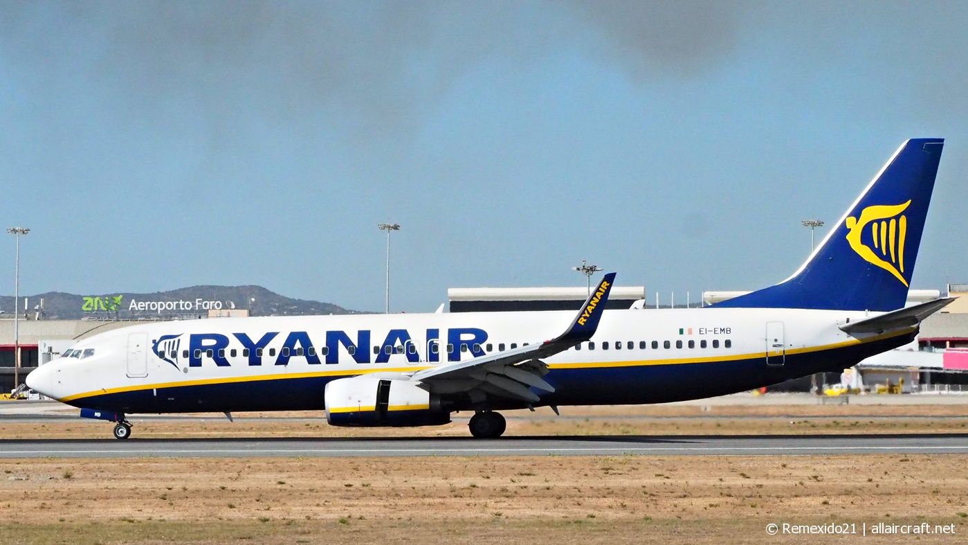 EI-EMB · Boeing 737-8AS(WL) · (FAO / LPFR)