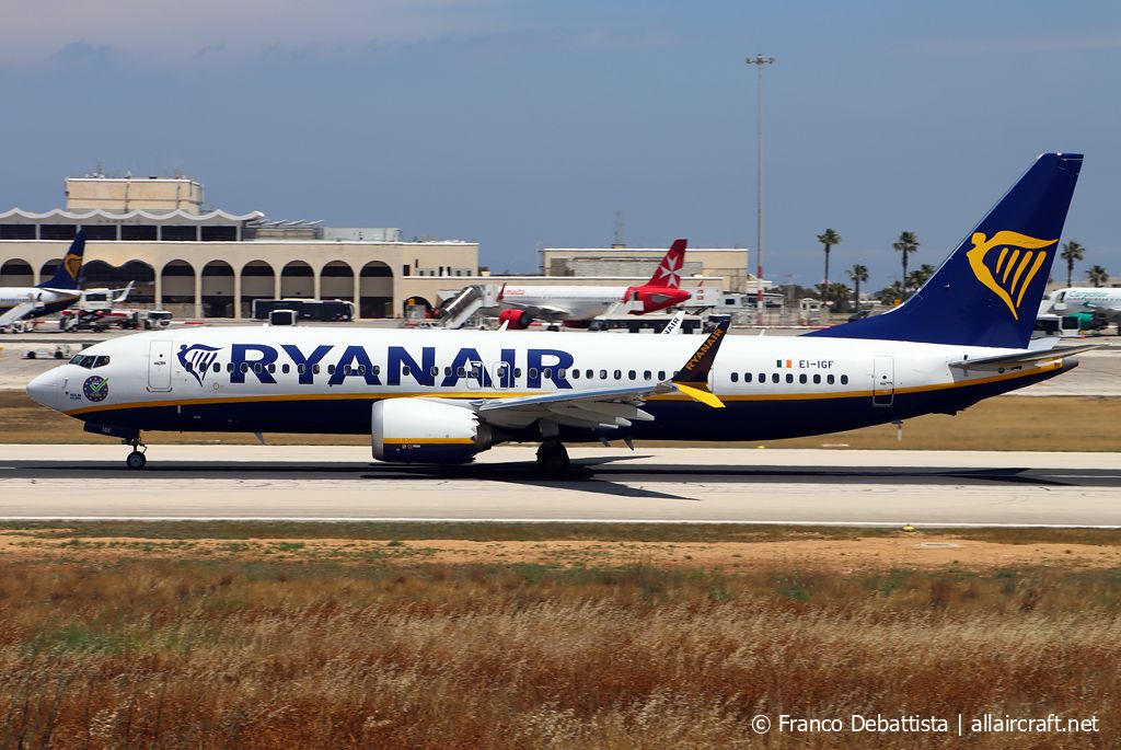 EI-IGF · Boeing 737-8200 MAX · (MLA / LMML)