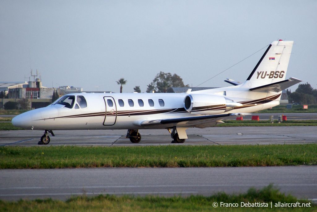 YU-BSG · Cessna 550B Citation Bravo · (MLA / LMML)
