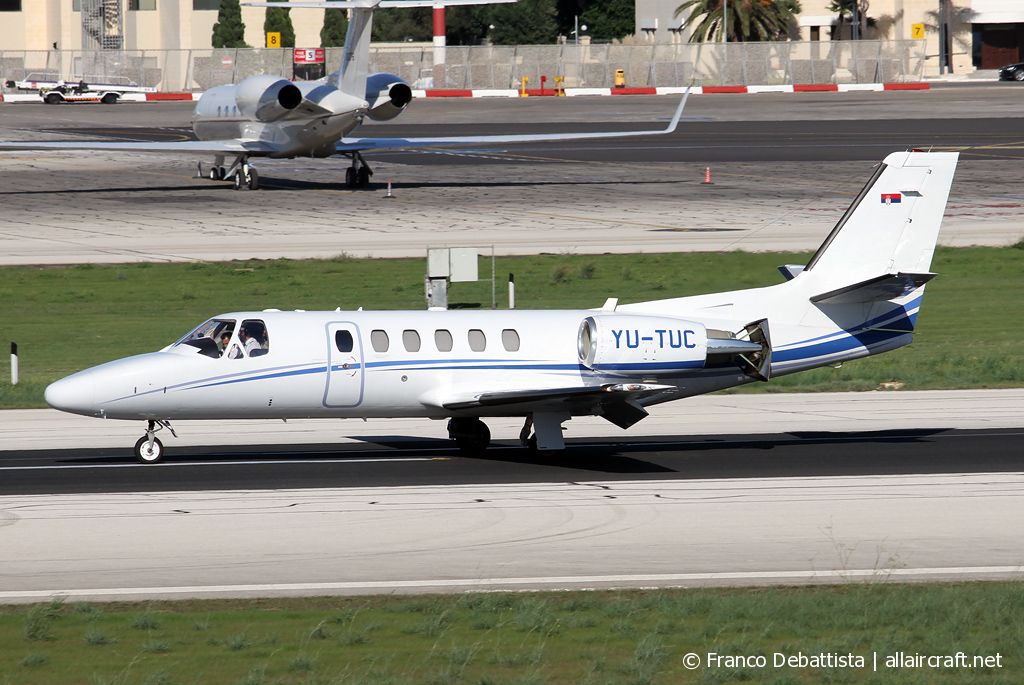 YU-TUC (550-1136) Cessna 550B Citation Bravo