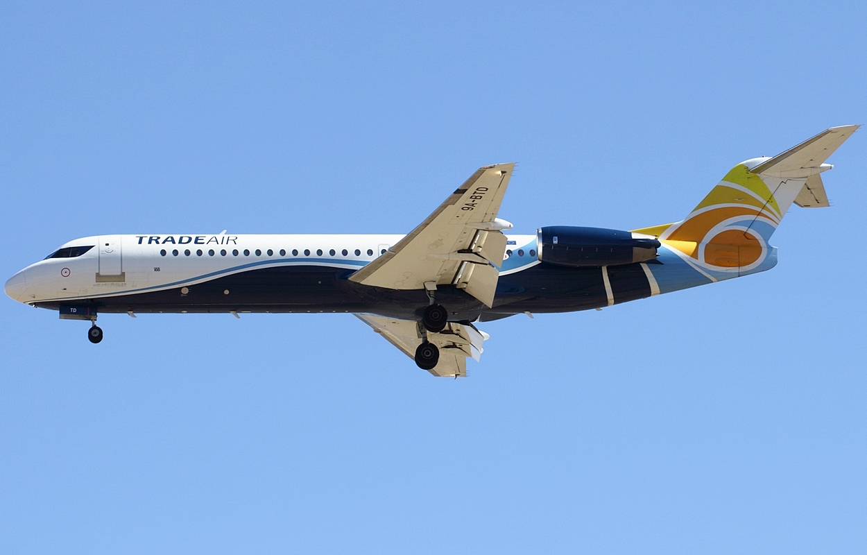 9A-BTD · Fokker 100 · (LPA / GCLP)
