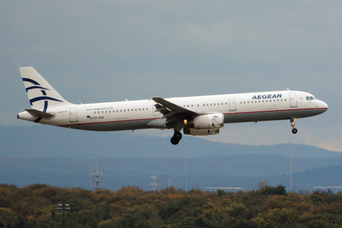 SX-DGA · Airbus A321-231 · (FRA / EDDF)