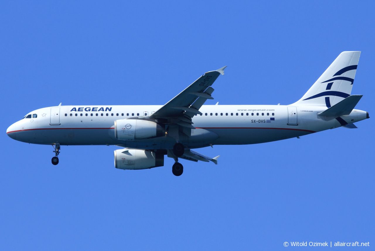 SX-DVS · Airbus A320-232 · (HER / LGIR)