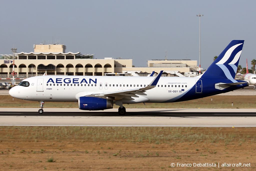 SX-DGY · Airbus A320-232(WL) · (MLA / LMML)
