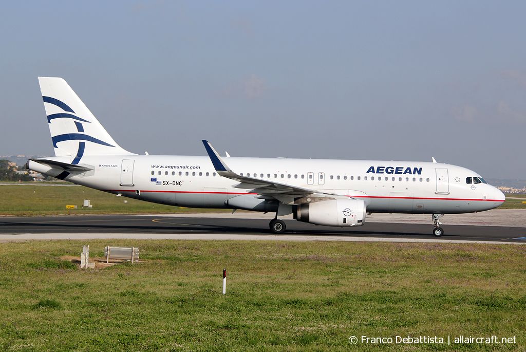 SX-DNC · Airbus A320-232(WL) · (MLA / LMML)