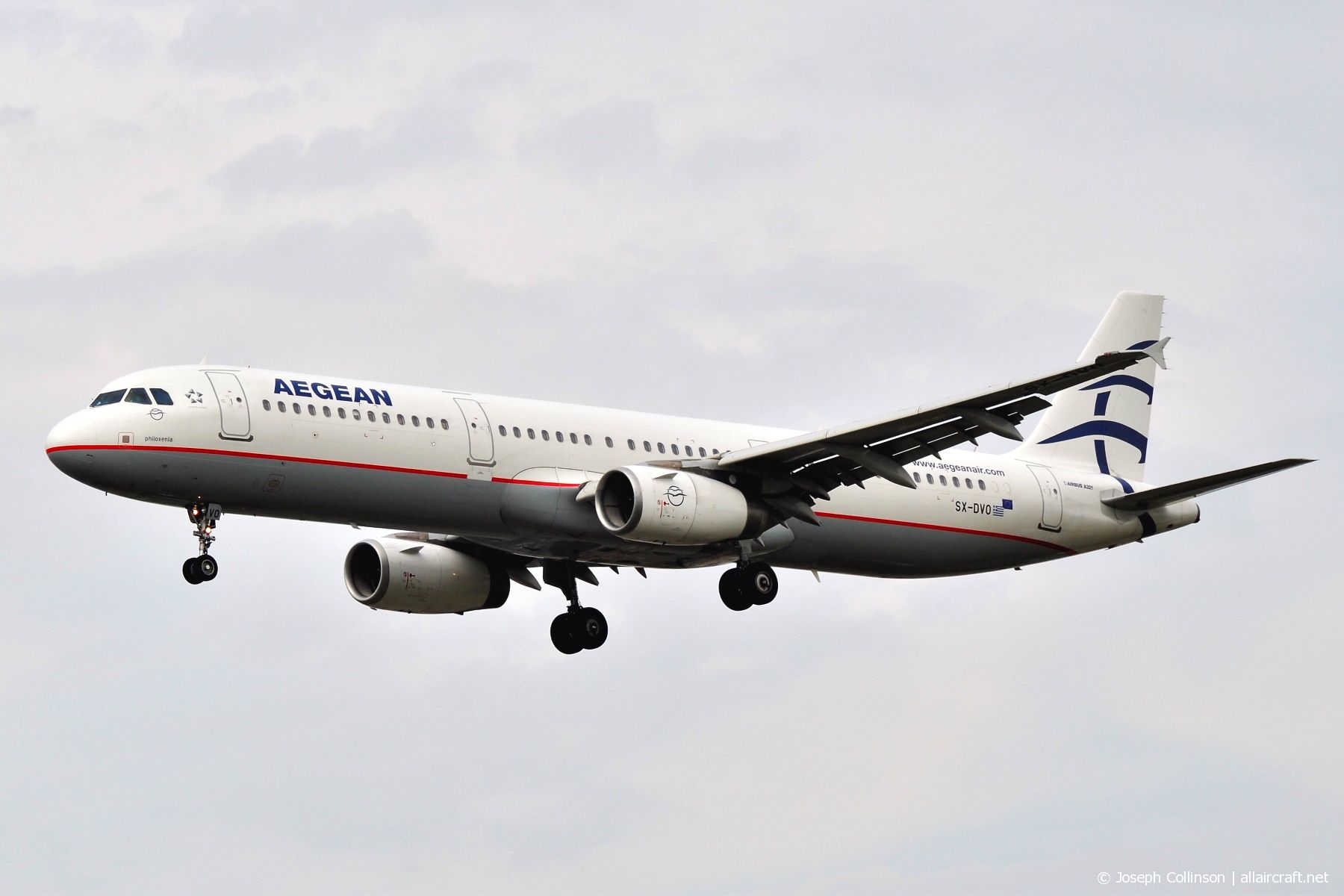 SX-DVO · Airbus A321-232 · (LHR / EGLL)