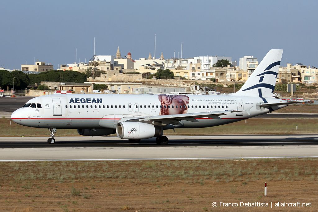 SX-DVV · Airbus A320-232 · (MLA / LMML)