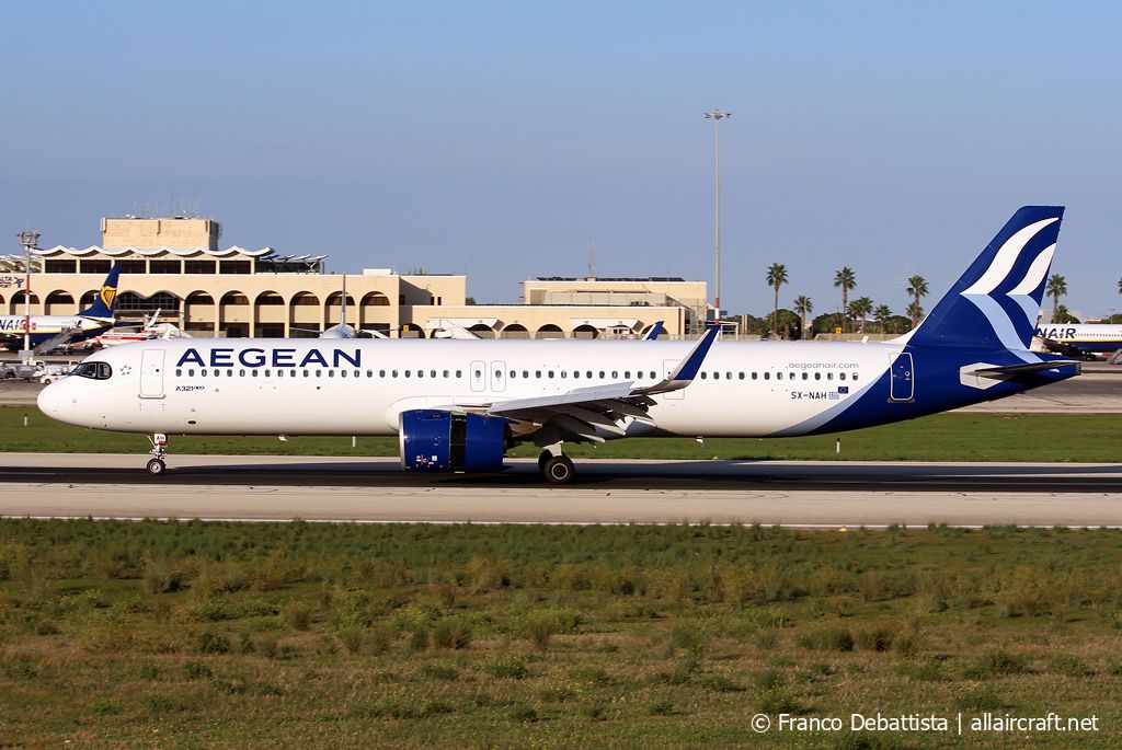 SX-NAH · Airbus A321-271NX · (MLA / LMML)