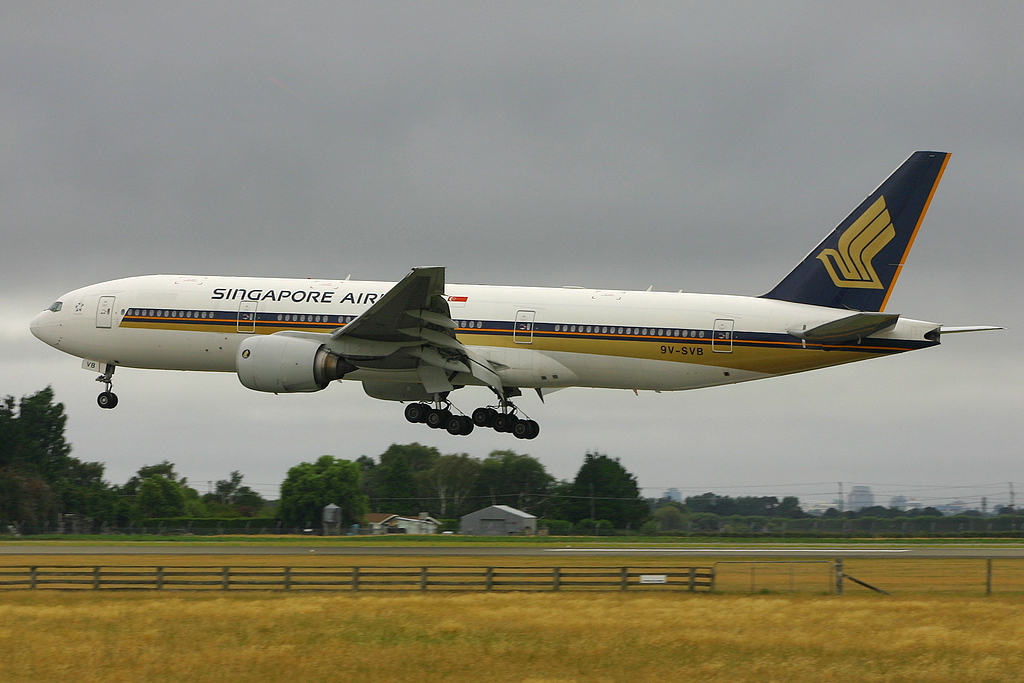 9V-SVB · Boeing 777-212/ER · (CHC / NZCH)