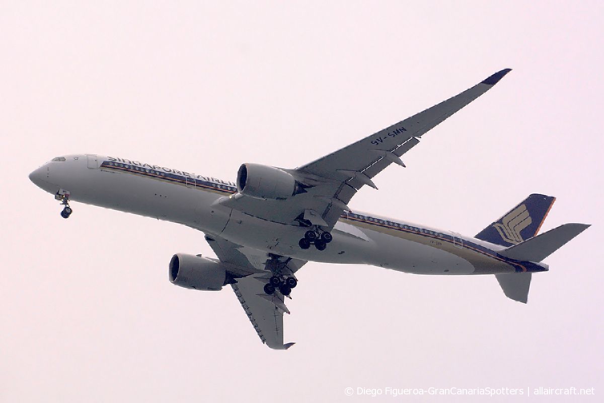 9V-SMN · Airbus A350-941 · (BCN / LEBL)