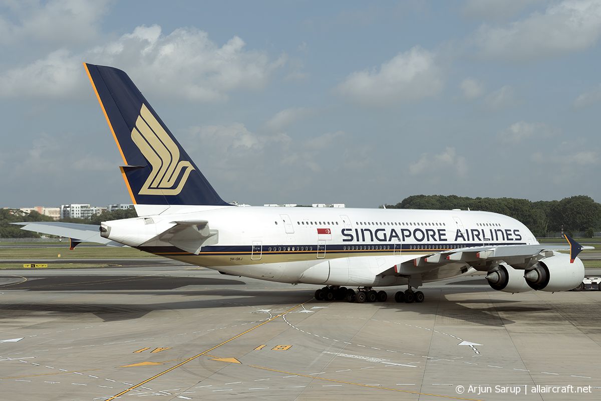 9V-SKJ · Airbus A380-841 · (SIN / WSSS)