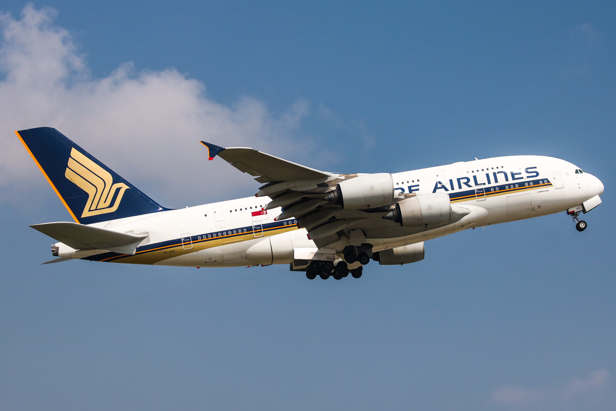 9V-SKD · Airbus A380-841 · (SIN / WSSS)