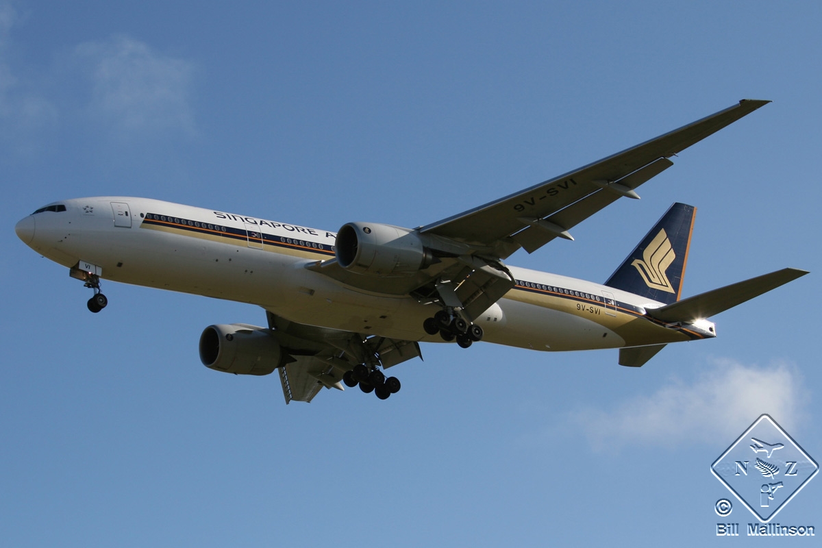 9V-SVI · Boeing 777-212/ER · (CHC / NZCH)