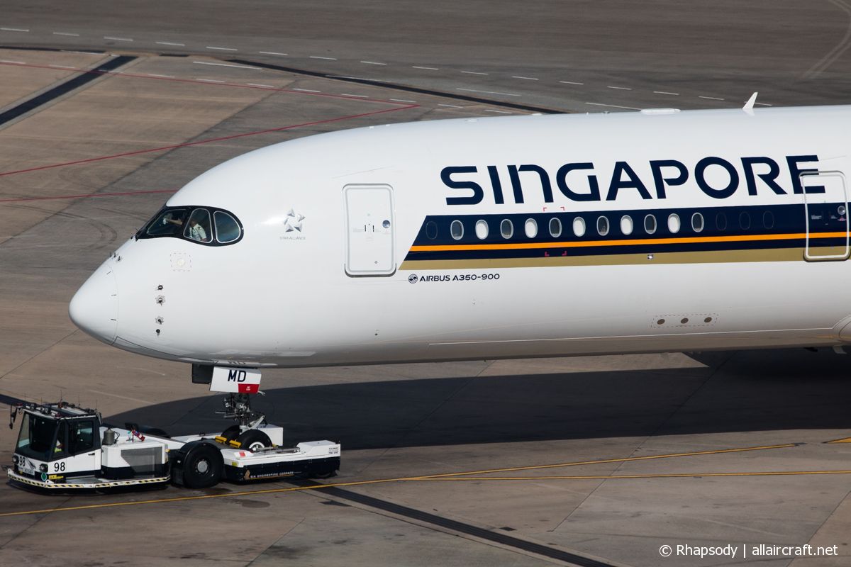 9V-SMD · Airbus A350-941 · (SIN / WSSS)
