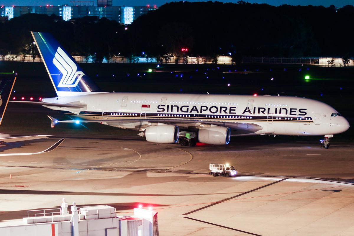 9V-SKE · Airbus A380-841 · (SIN / WSSS)