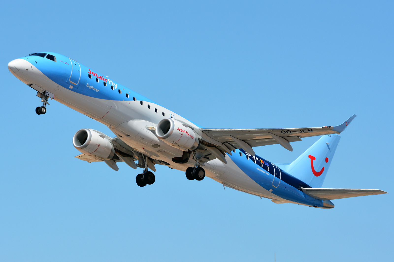 OO-JEM · Embraer 190-100STD · (FAO / LPFR)