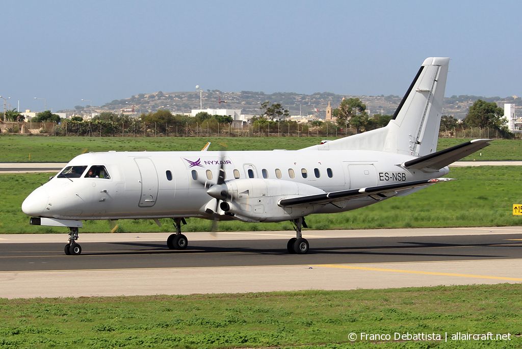 ES-NSB · Saab 340A · (MLA / LMML)