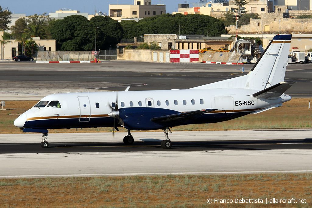 ES-NSC · Saab 340B · (MLA / LMML)