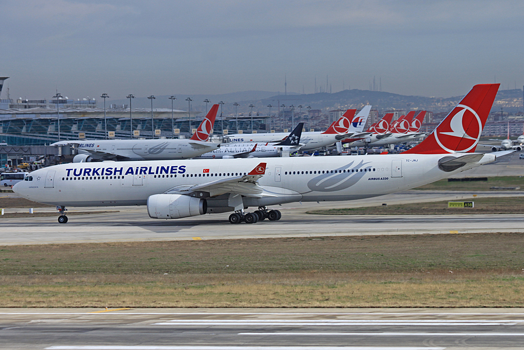 TC-JNJ · Airbus A330-343 · (IST / LTBA)