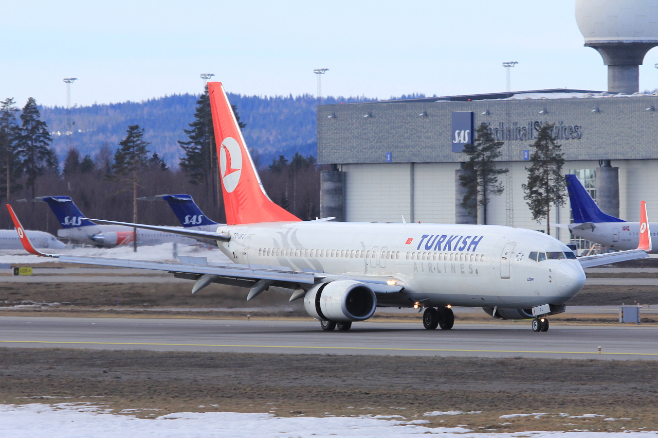 TC-JFJ · Boeing 737-8F2(WL) · (OSL / ENGM)