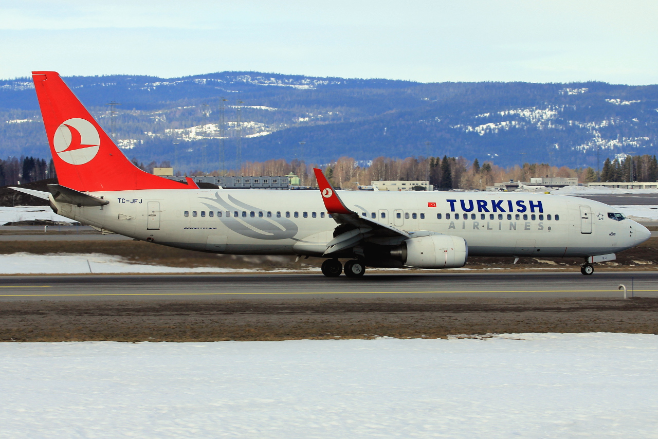 TC-JFJ · Boeing 737-8F2(WL) · (OSL / ENGM)