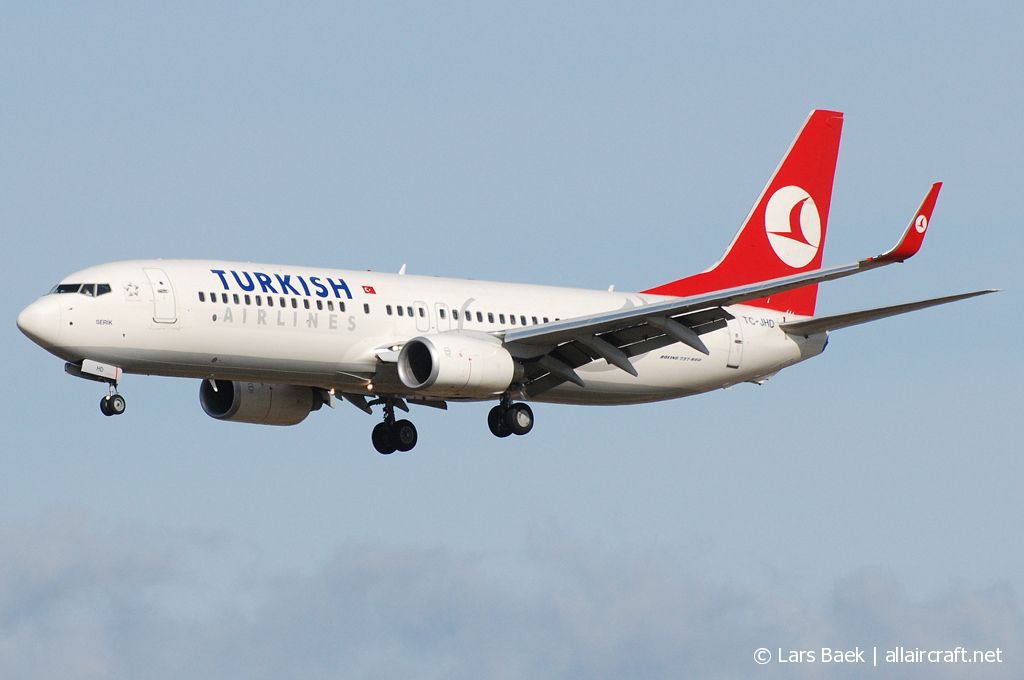 TC-JHD · Boeing 737-8F2(WL) · (CPH / EKCH)