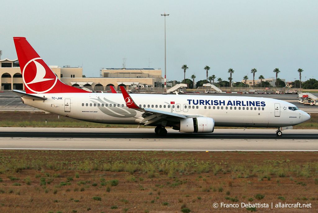 TC-JHK · Boeing 737-8F2(WL) · (MLA / LMML)