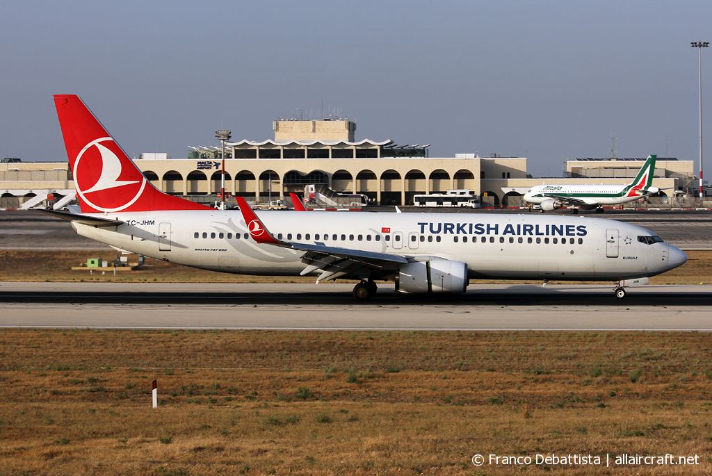 TC-JHM · Boeing 737-8F2(WL) · (MLA / LMML)