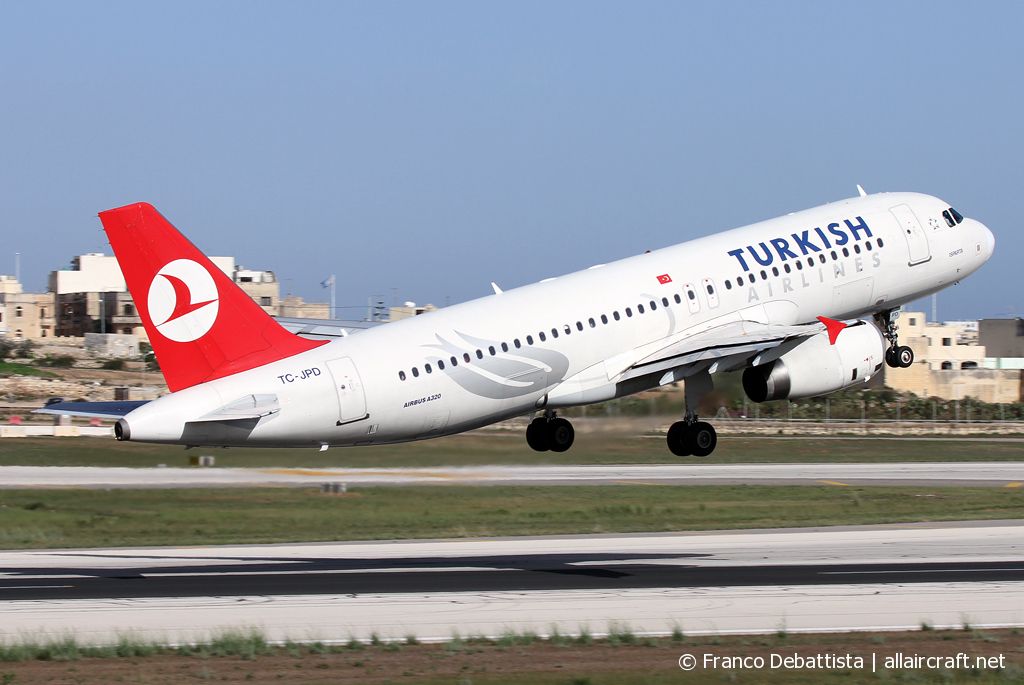 TC-JPD · Airbus A320-232 · (MLA / LMML)