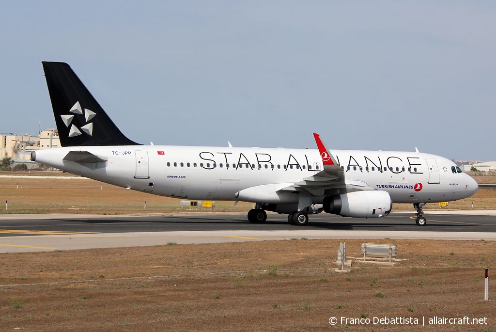 TC-JPP · Airbus A320-232(WL) · (MLA / LMML)