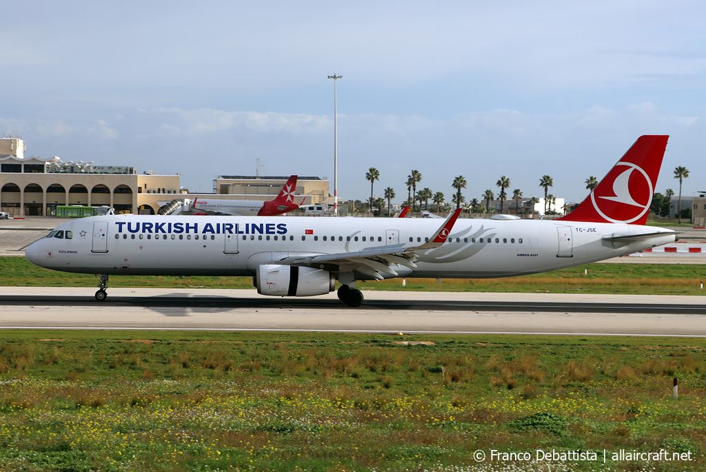 TC-JSE · Airbus A321-231(WL) · (MLA / LMML)